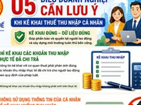 Doanh nghiệp cần lưu ý khi kê khai thuế thu nhập cá nhân