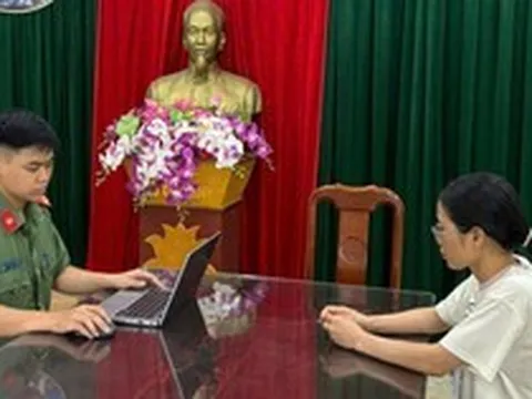 Thi hành Lệnh bắt tạm giam giáo viên Trần Thị Huệ SN 1993