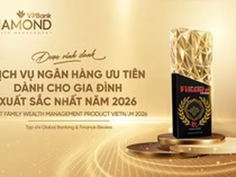 Family Banking giúp VPBank Diamond tạo khác biệt tại Global Banking & Finance Awards
