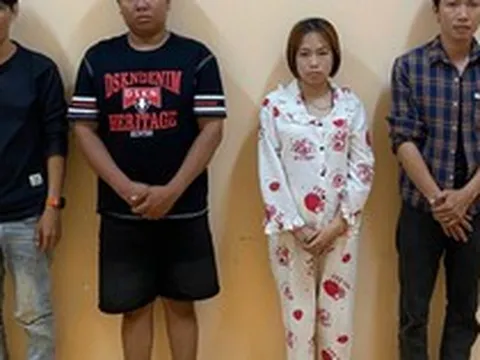 Ập vào nhà nghỉ, công an bắt Trần Ngọc Lành SN 1997 và 5 người khác