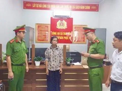 Bắt tạm giam Nguyễn Thị Hòa SN 1984