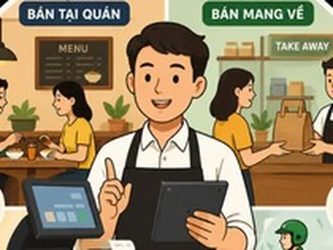 Bán tại quán, bán mang về, bán trên GrabFood, nộp thuế như thế nào?