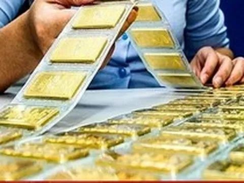 Giá vàng giảm 7 triệu đồng/lượng