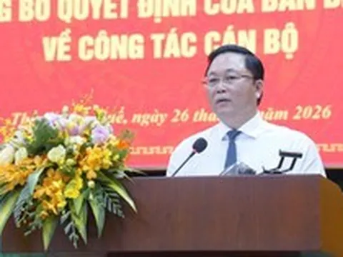 Phó Bí thư Thành ủy Đà Nẵng Lê Trí Thanh giữ chức Phó Bí thư Thành ủy Huế