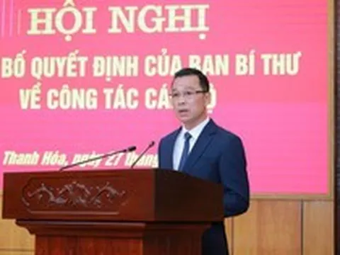 Thiếu tướng Tô Anh Dũng làm Chủ tịch UBND tỉnh Thanh Hóa
