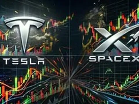 Cổ phiếu Tesla, SpaceX lao dốc cực gắt
