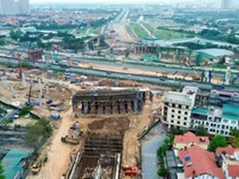 Điều chỉnh tổ chức giao thông phục vụ thi công nút giao Vành đai 3,5 với Đại lộ Thăng Long