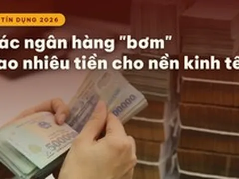 Các ngân hàng đang "bơm" bao nhiêu vốn cho nền kinh tế?