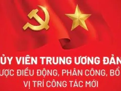 8 Ủy viên Trung ương Đảng vừa được điều động, phân công vị trí công tác mới