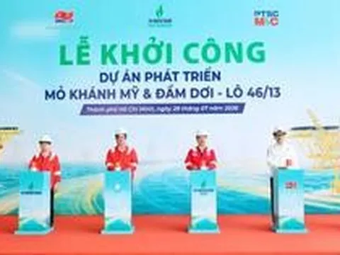 Khởi công dự án Phát triển Mỏ Khánh Mỹ và Đầm Dơi, Lô 46/13