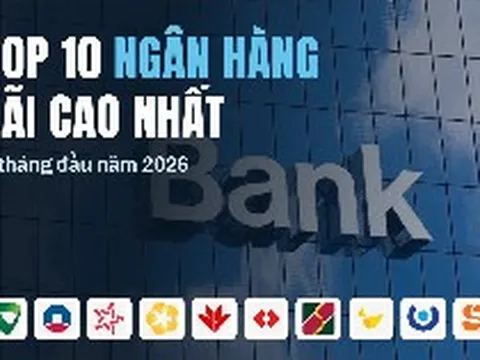 Trật tự mới Top 10 ngân hàng lãi cao nhất Việt Nam