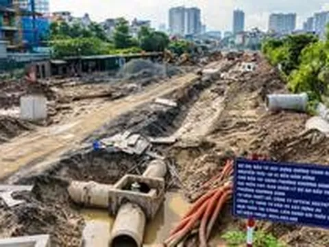 Cận cảnh công trường Vành đai 2,5 hơn 2.400 tỷ đồng sau khi gỡ vướng mặt bằng