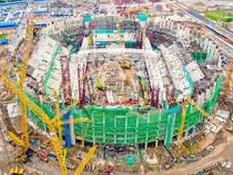 Toàn cảnh sân vận động 60.000 chỗ ở Hưng Yên sau hơn 9 tháng thi công