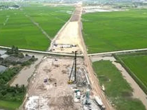 Thiếu vật liệu thi công, cao tốc Ninh Bình-Hải Phòng khó về đích trong năm 2026