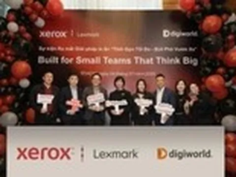 Xerox cùng Digiworld mang công nghệ in laser màu hiện đại đến Việt Nam