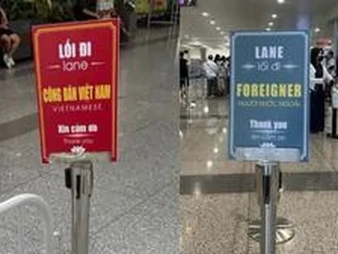 Từ đầu tháng 8: Sân bay Nội Bài có làn xuất nhập cảnh riêng cho khách Việt