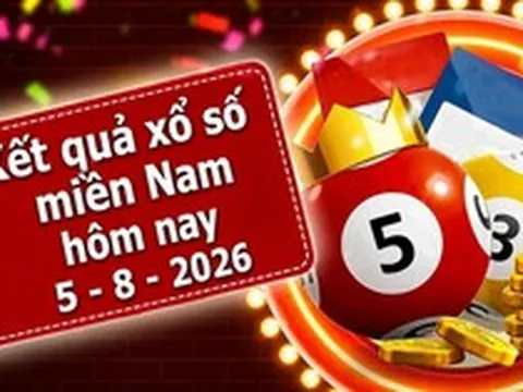 XSMN 5/8 - Kết quả XSMN hôm nay thứ Tư ngày 5/8/2026