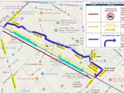TPHCM: Ô tô lưu thông một chiều đường Cách mạng Tháng Tám để thi công metro số 2