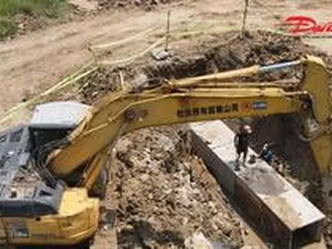 Tăng cường cảnh báo tại công trường đường Phú Túc - Hoàng Long - Chi Trung