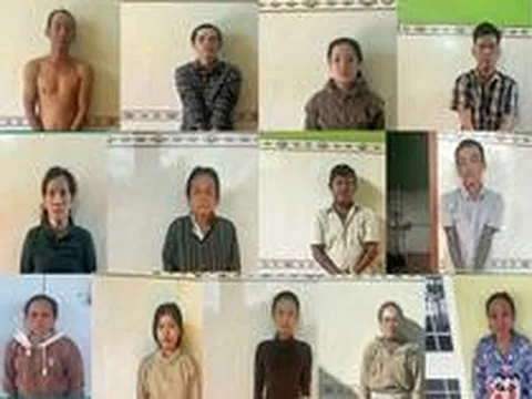 Bắt tạm giam Lê Thị Bích Phương và 11 người khác, thu giữ 116 triệu đồng, 17 xe máy