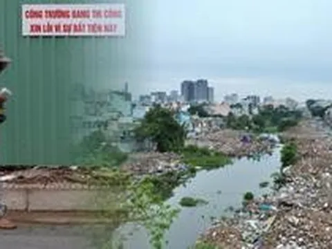 Hiện trạng rạch ô nhiễm bậc nhất TP.HCM sau đợt bàn giao mặt bằng thần tốc