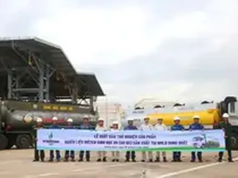BSR xuất bán lô nhiên liệu Diesel sinh học B5 đầu tiên từ Nhà máy Lọc dầu Dung Quất