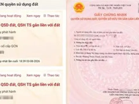 Sổ đỏ bắt đầu hiển thị trên VNeID, người dân có thể tra cứu