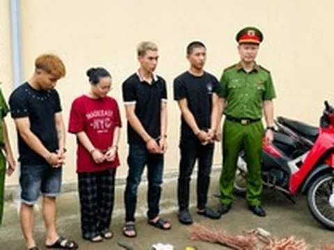 Công an bắt kẻ chủ mưu Lê Hải Ninh SN 2004 và Hồ Thị Kim Dung SN 2003