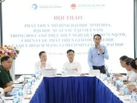 Ba trường đầu tiên đăng kí trở thành đại học tinh hoa