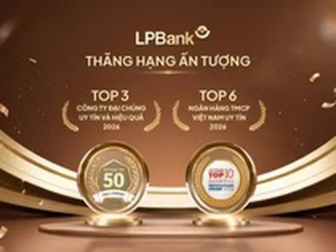 LPBank lập cú đúp thăng hạng, khẳng định vị thế ngân hàng tư nhân hàng đầu