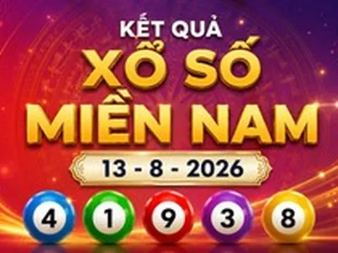 XSMN 13/8 - Kết quả xổ số miền Nam hôm nay ngày 13 tháng 8