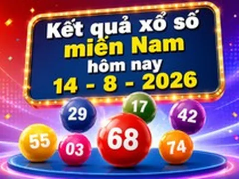 XSMN 14/8 - Kết quả XSMN hôm nay thứ Sáu ngày 14/8/2026