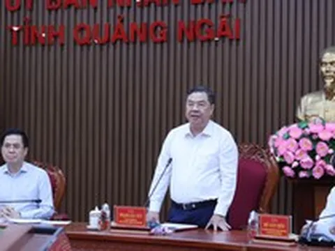 Phó Thủ tướng Thường trực Phạm Gia Túc: Quảng Ngãi cần phát huy tối đa tiềm năng, tạo động lực tăng trưởng mới