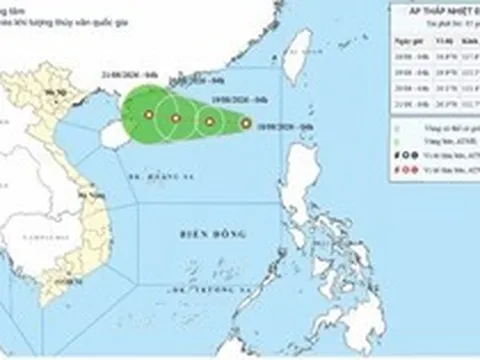 Biển Đông có áp thấp nhiệt  đới