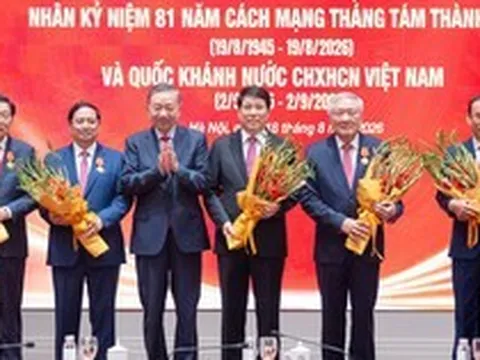 5 nguyên Ủy viên Bộ Chính trị được tặng Huân chương Hồ Chí Minh