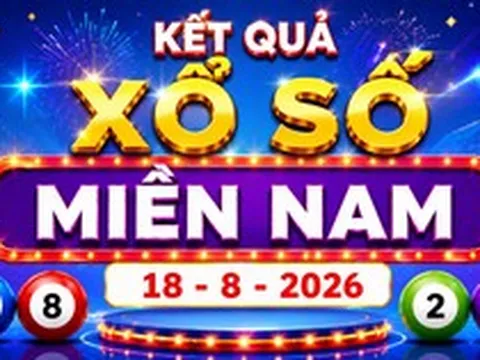 XSMN 18/8 - Kết quả XSMN hôm nay thứ Ba ngày 18/8/2026