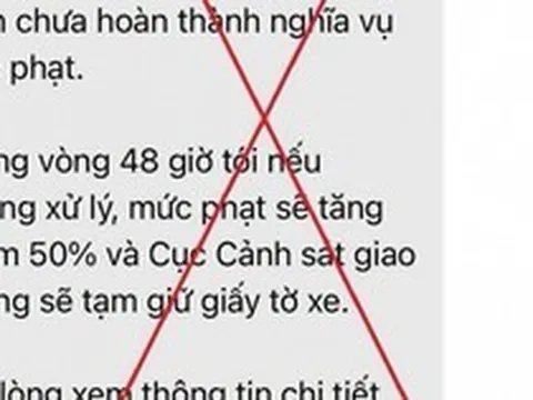 Hiểm họa không ngờ từ tin nhắn “phạt nguội” yêu cầu chuyển tiền trong 48 giờ