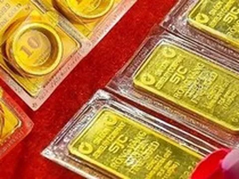 Giá vàng miếng, vàng nhẫn chiều 19/8: SJC, PNJ, DOJI, Bảo Tín Minh Châu, Bảo Tín Mạnh Hải đi ngang, Mi Hồng bất ngờ quay đầu