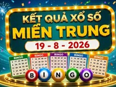 XSMT 19/8 - Kết quả XSMT hôm nay thứ Tư ngày 19/8/2026