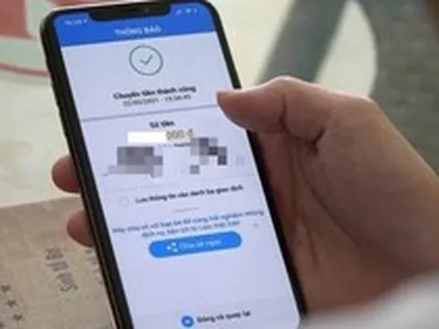 Công an xác minh giao dịch chuyển khoản 7.653.000 đồng vào lúc 10 giờ 7 phút