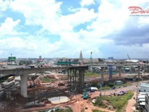 Hiện trạng nút giao Tân Vạn quy mô 3 tầng trên tuyến Vành đai 3 TPHCM
