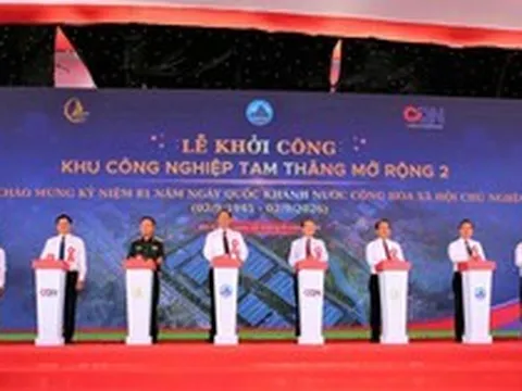 Đà Nẵng: Khởi công Khu công nghiệp Tam Thăng mở rộng 2