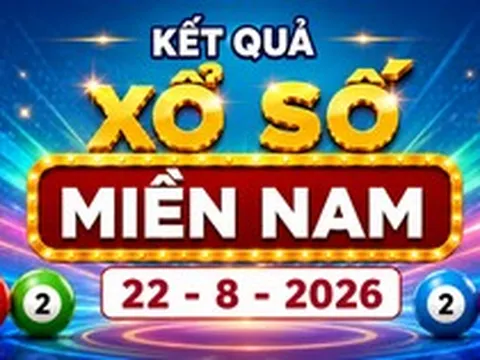 XSMN 22/8 - Kết quả XSMN hôm nay ngày 22/8/2026