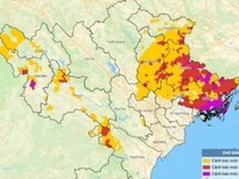9 tỉnh miền Bắc nguy cơ lũ quét và sạt lở, khả năng xuất hiện lũ trên báo động 3