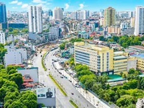 Công trường dự án Vành đai 1 trên đường về đích