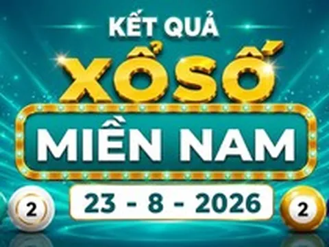 XSMN 23/8 - Kết quả XSMN hôm nay ngày 23/8/2026