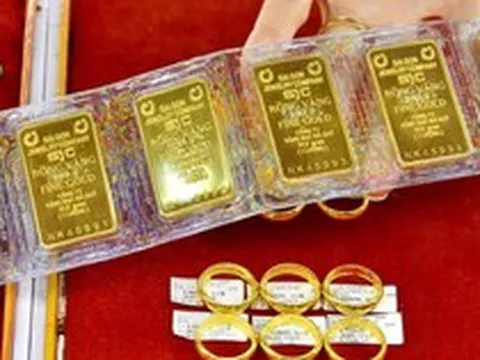 Giá vàng miếng, vàng nhẫn trơn chiều 23/8 tại SJC, DOJI, PNJ, Bảo Tín Minh Châu,...