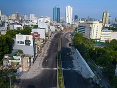 Đếm ngược ngày thông xe 2/9: Vành đai 1 Hoàng Cầu - Voi Phục thay da đổi thịt từng ngày