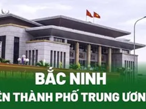 Bắc Ninh lên thành phố trực thuộc Trung ương