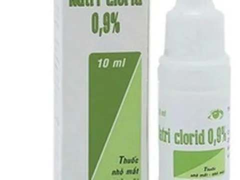 Xử phạt công ty sản xuất lô thuốc nhỏ mắt Natri clorid 0,9% vi phạm chất lượng